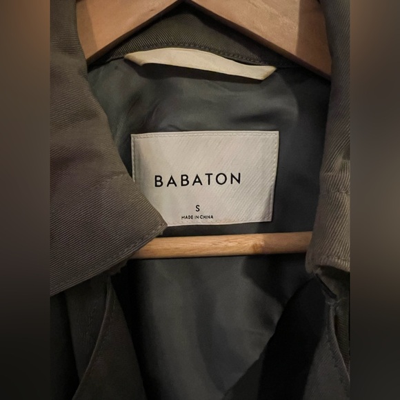 Babaton trench coat, olive green - Picture 7 of 7
